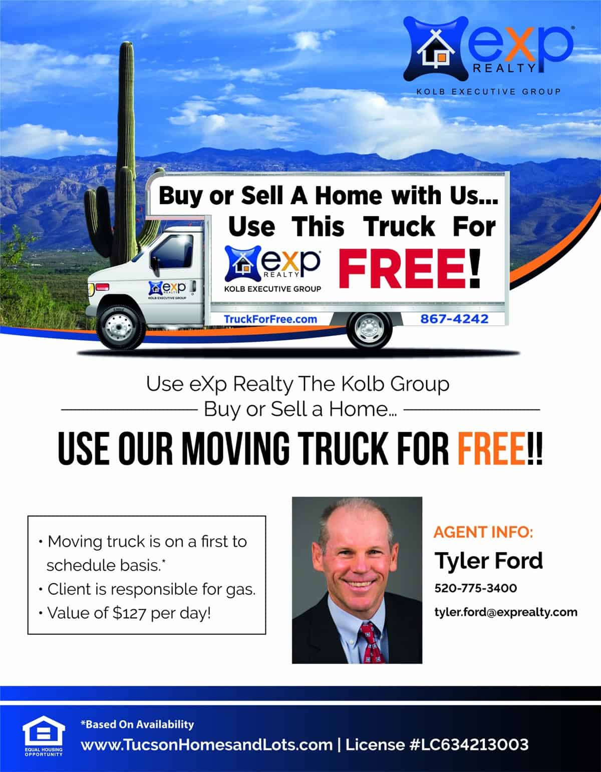 eXp Moving Truck Marketing Flyer